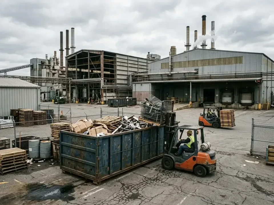 industrial-factory-scrap-conta-003 — frequently asked questions, Cheap Roll-off Dumpster Rentals in Thompson's Station, TN